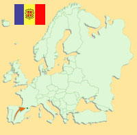 Guide pour la globalisation - Carte pour la localisation du Pays - Andorre