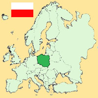 Guide pour la globalisation - Carte pour la localisation du Pays - Polonie