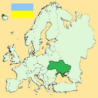 Guide pour la globalisation - Carte pour la localisation du Pays - Ukraine