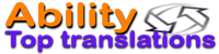 Ability Top Translations - Agence de traduction - traductions juridiques
